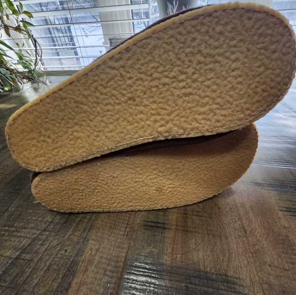 Laurentian Chief Chocolate Brown Suede Leather  Beaded Moccasin Booties Size 7 - Picture 7 of 7